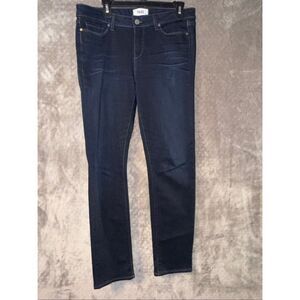 Paige Denim Skyline Skinny Mid Rise Dark Wash Non Ripped Jeans Sz 31 #765